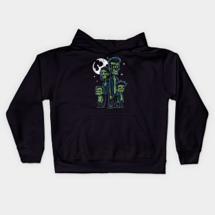 Zombie Family - 3 Kids Hoodie